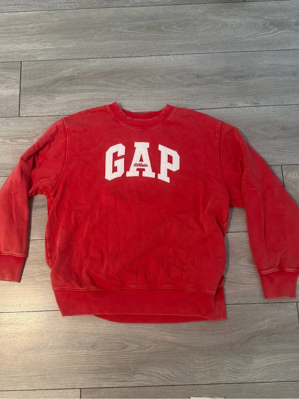 GAP Red Crewneck with White Logo